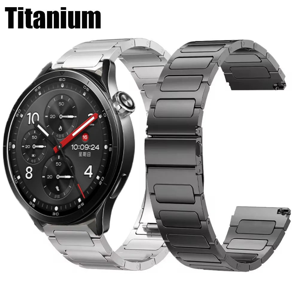 Bracelet en titane de 22 mm pour Xiaomi Watch 2 Pro S5 S4 S3 S2 S1 MiWatch Color 2, bracelet en métal pour Redmi Watch 5 Active 5Lite