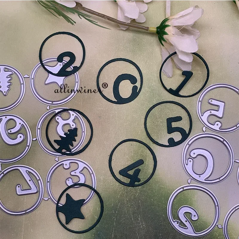 12Pcs Number Star C…