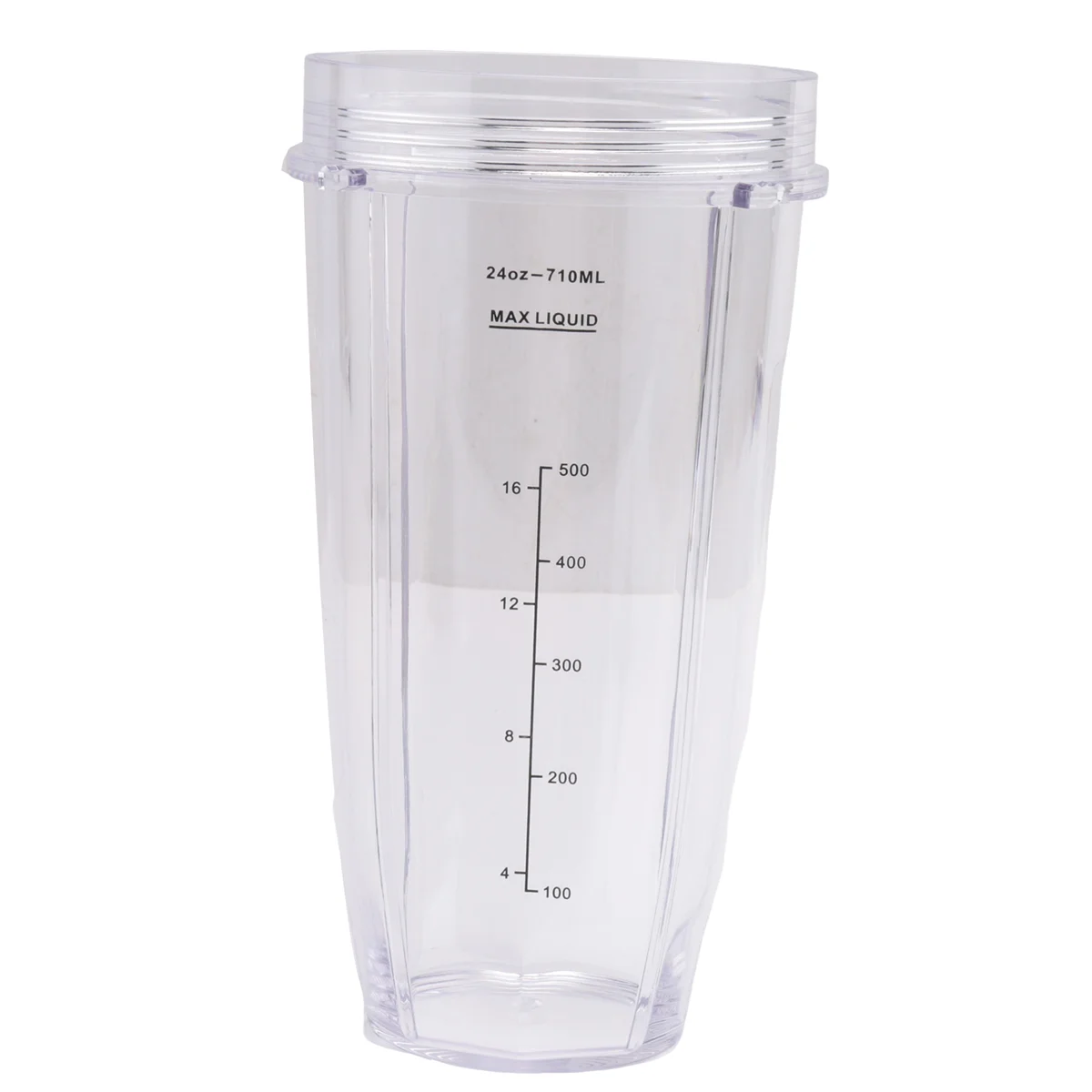 A53I 24Oz Cups with To-Go Lids, 7 Fins Extractor Blade, for Auto IQ BN801 SS101 BL480-30 BL641 BL642-30 Blender