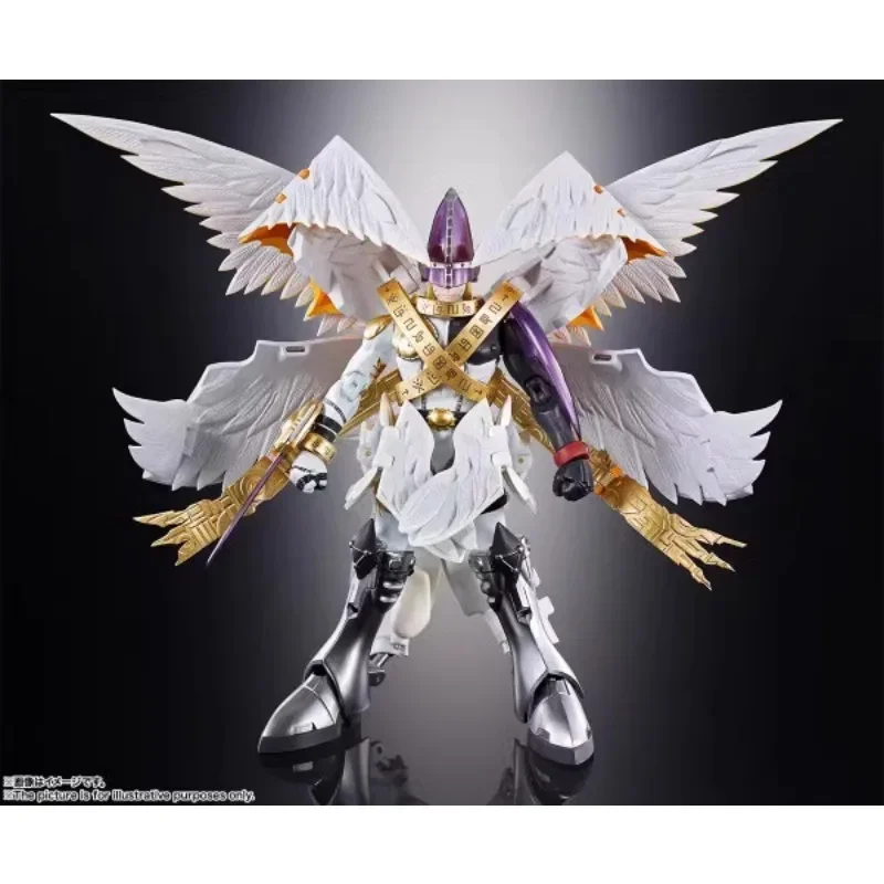 Bandai Echt DIGIVOLVING GEESTEN Digimon Adventure Anime Figuur Heilige Angemon Actie Speelgoed voor Jongens Meisjes Gift Collectible Model