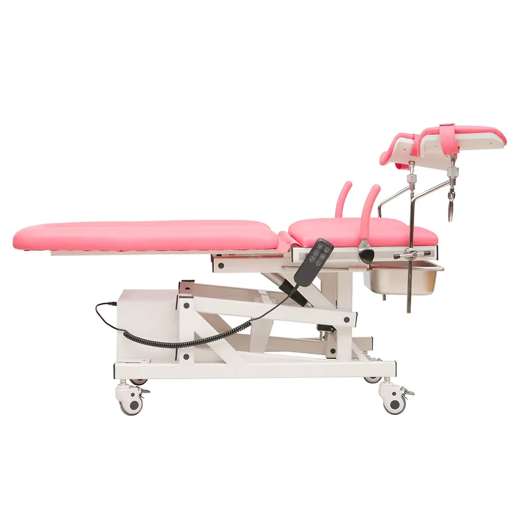 

High Quality Multi-functional Medical Bed Electric Gynecological Examination Bed With Hidden Dirt Basin