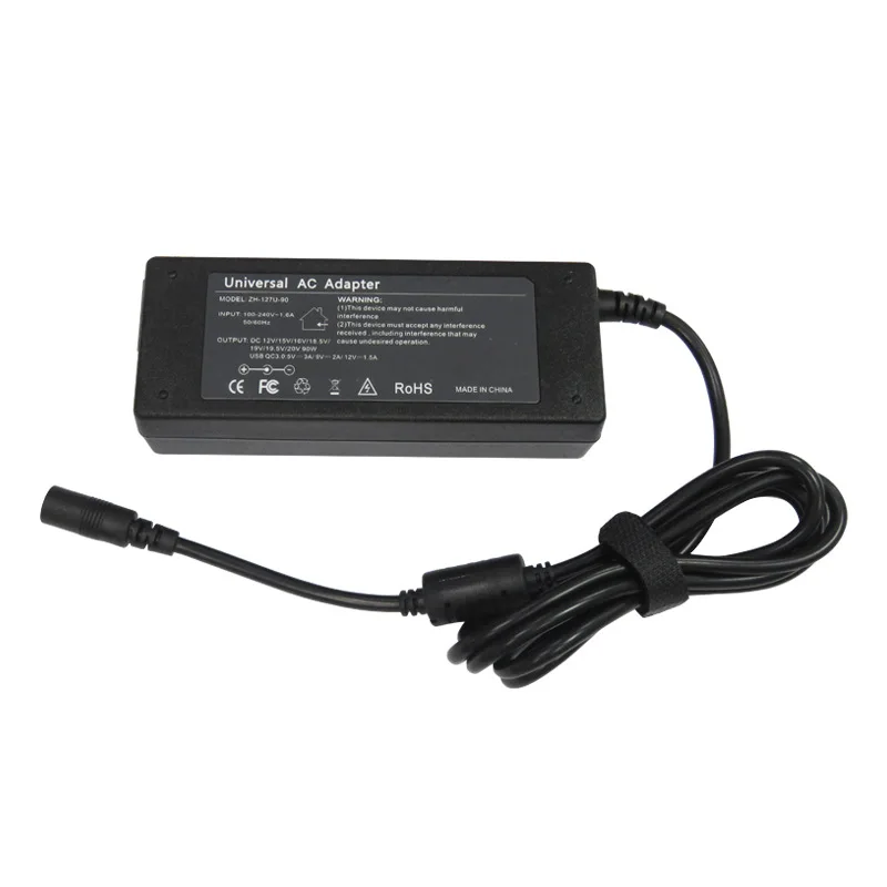 Adaptador multifuncional do poder, 108W, 12-20V, 90W, QC3.0, 18W