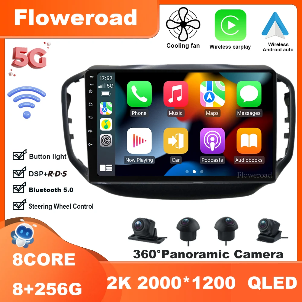 

9 Inch Android 13 For Chery Tiggo 5 2014-2020 Car Radio Multimedia Video Navigation stereo GPS Carplay Auto BT5.0