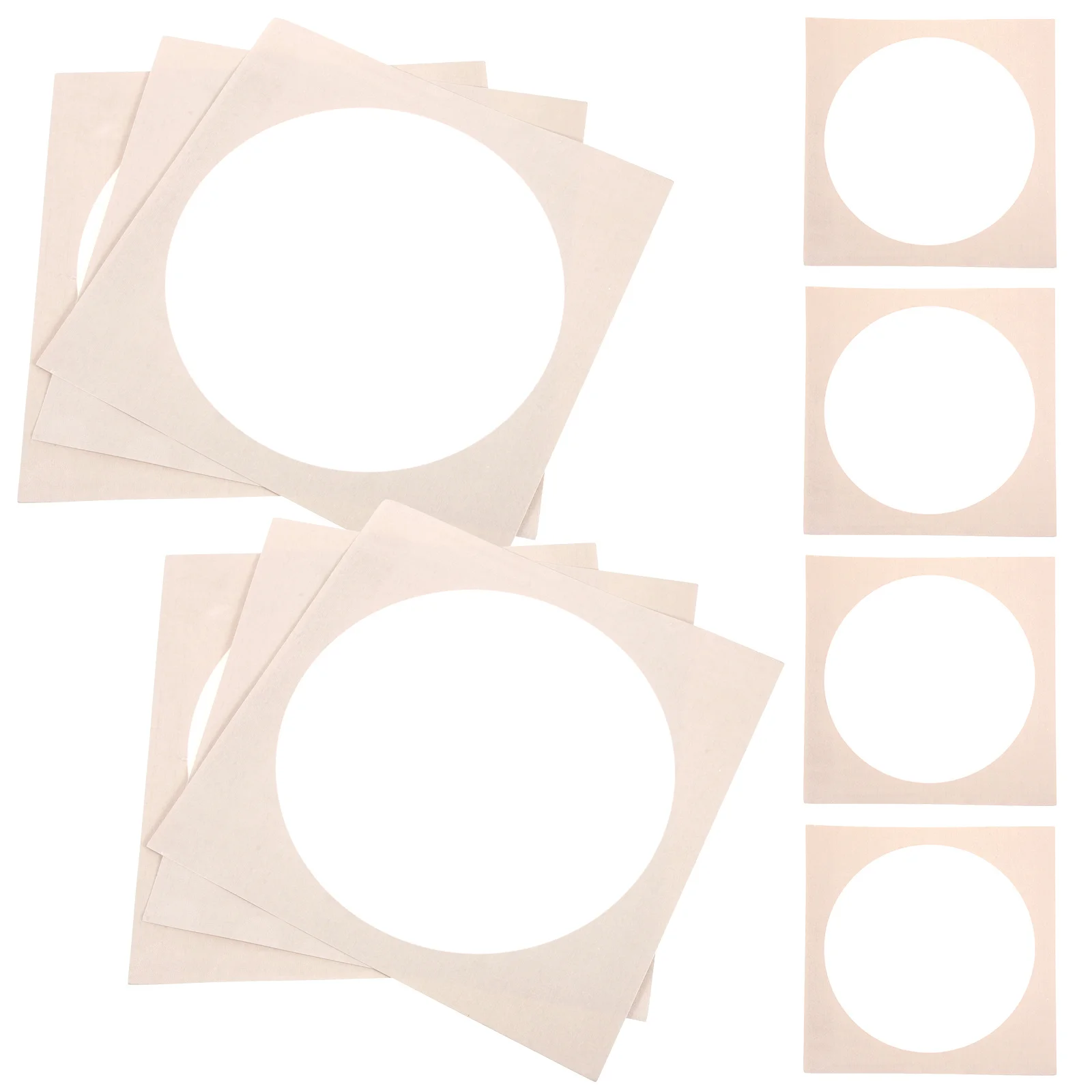 

10 Sheets Xuan Paper Fan Surface Smooth Thick Art Paper for Brushwork Calligraphy Painting Handmade Chinese Art Papers