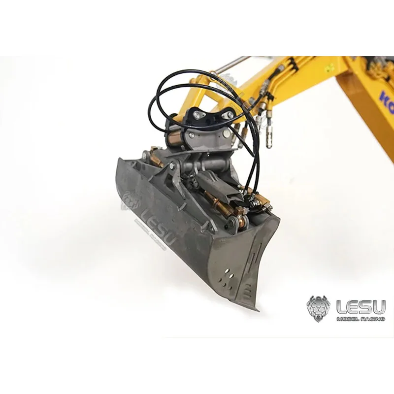 

The LESU 1/14 Excavator PC360, Wheel Excavator, and other improved models feature-detachable hydraulic tilt buckets.