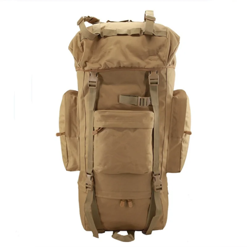 

70L Mountaineering Backpack Military Enthusiast Tactical Rucksack Outdoor Large Capacity Waterproof Camouflage Package Outdoor