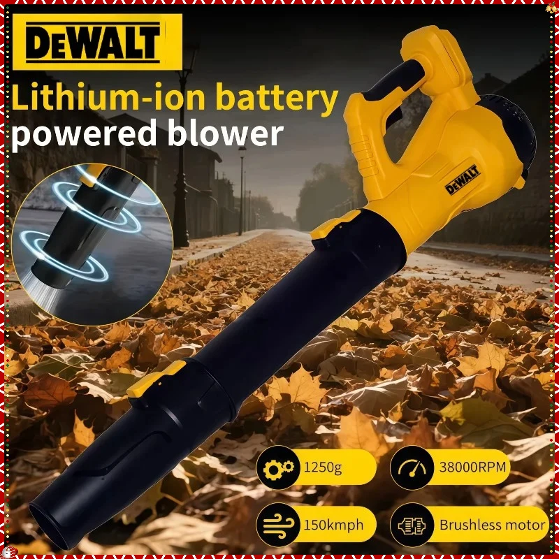 DEWALT-soplador de aire inalámbrico de 38000RPM, herramienta eléctrica Turbo de chorro de hojas de mano sin escobillas para batería Dewalt de 20V