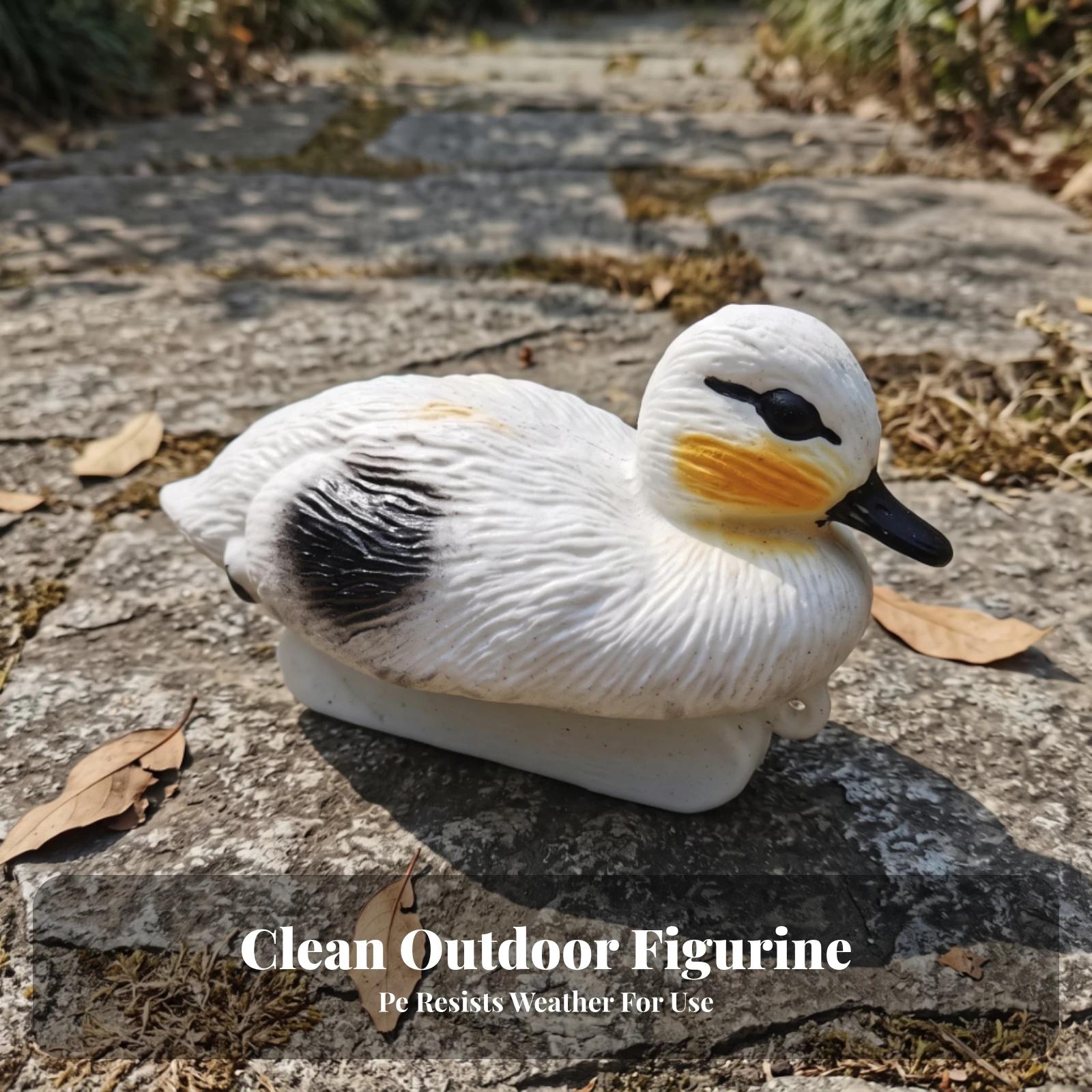 Duck Figurine Decorative Duck Decoy Animal Model Floating Decor Realistic for Gardeners, Pond, Garden
