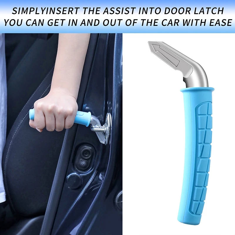 1Pcs Car Door Assist Handle 2 In 1 Multifunction Vehicle Support Handles Window Breaker Portable Automotive Car Handle Assist