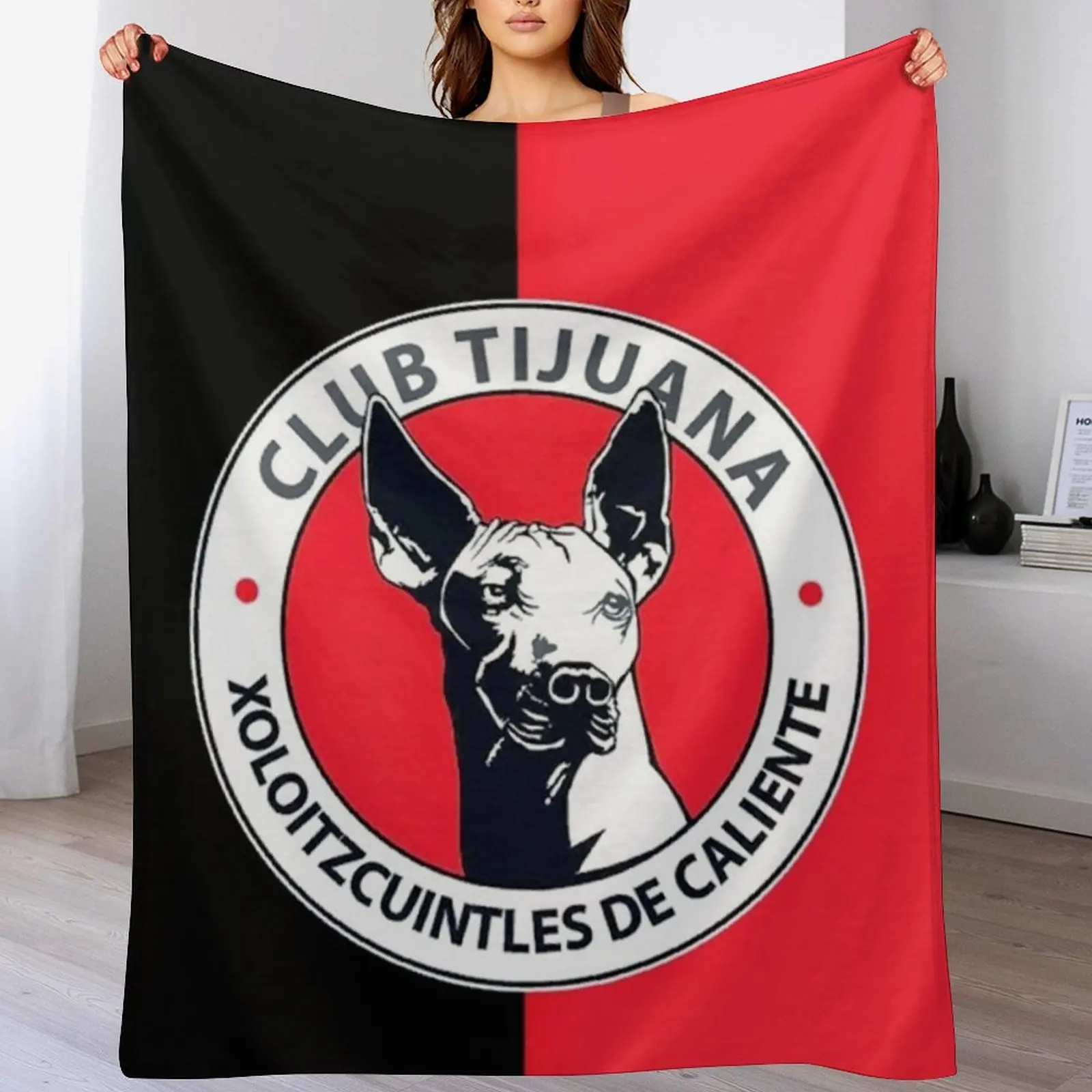 Tijuana FC Throw Blanket Bed covers halloween Comforter Blankets