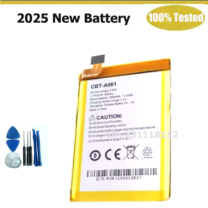 

Совершенно новый аккумулятор CBT-A061 для Cubot KingKong MINI 2 3000 мАч, высокое качество