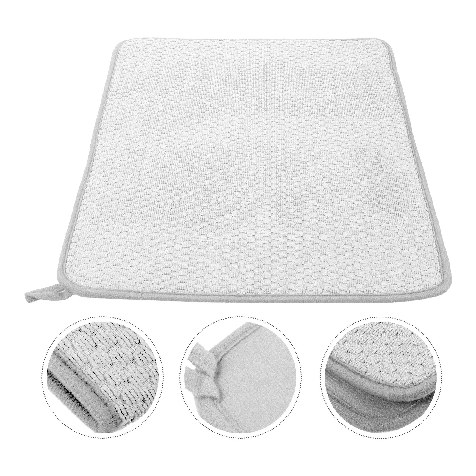 

Heat Insulated Drain Pad Water Absorption Countertop Mat For Tableware Drying Glassware Mixer Blender