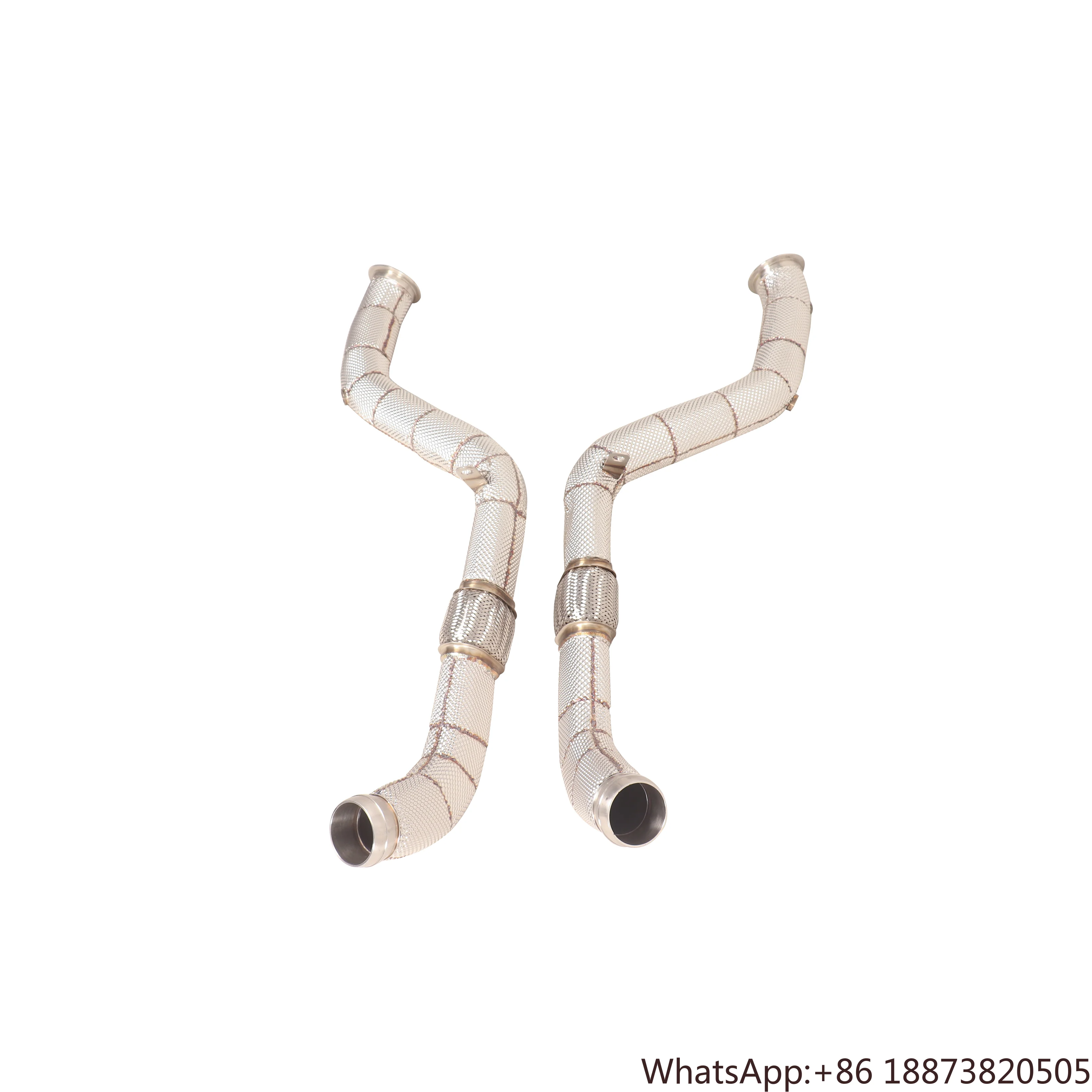 

Приемные трубы для Bentley Continental GT/GTC 6,0TT W12, выхлопная труба свободного потока, прямая труба