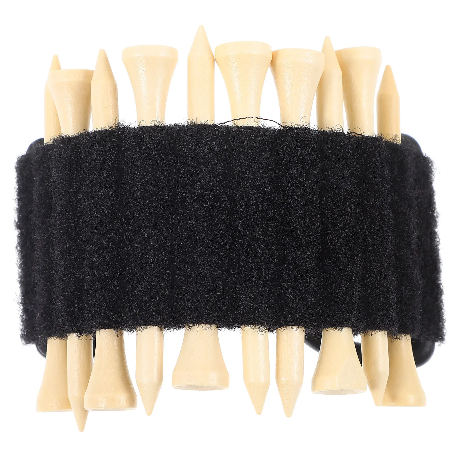 

1 set Golf Tee Holder Portable Cloth Carrier Black Multi-functional TEE Organizer Hanging Golfer Accessories Golf Supplies
