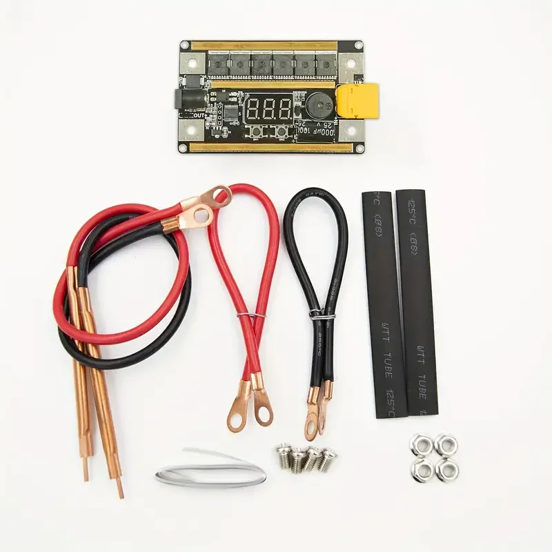 1-set-spot-welder-kit-digital-power-adjustable-spot-welding-pen-control-board-nickel-sheet-for-18650-lithium-battery