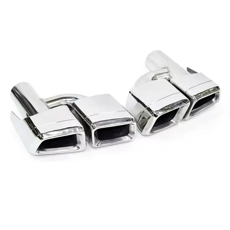

Exhaust Tip 63mm For Mercedes-Benz C-Class W204 W205 E-Class W212 W218 S-Clas W221 Upgrade AMG Square Four-Outlet Exhaust Pipe