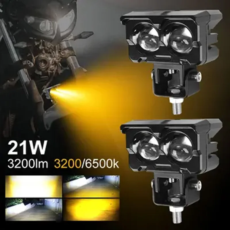 Motorcycle spotlight LED Auxiliary motorcycle headlights Driving light for Offroad Truck Fog Light Motorcycle accessories light