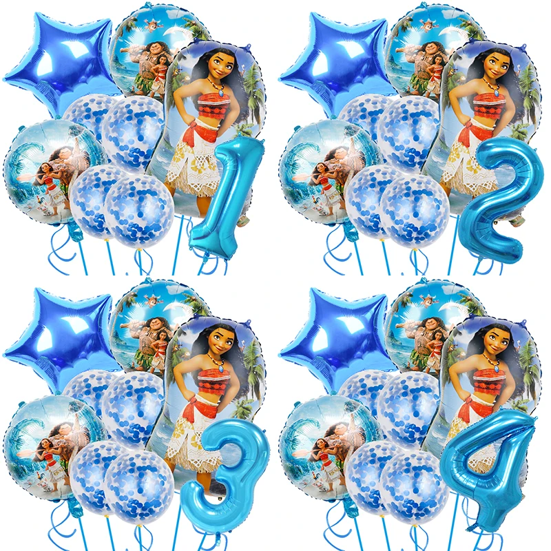 

Disney Moana Foil Balloon Cartoon Accessories Balloon Party Decoration Kid Toy Room Decor Party Favors Anime Ornaments Gifts