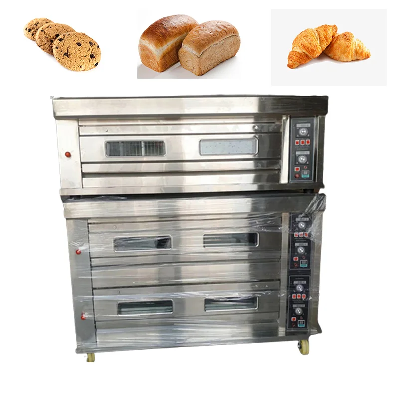 

Automatic Baking Equipment Electric Baking Deck Oven Commercial Single Pizza Convection Baking Oven For Sale