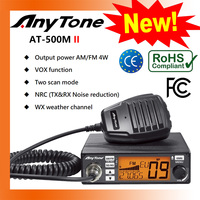 2024 NEW AnyTone AT-500M II  VOX Mobile CB Radio for Truck 12/24V AM/FM 26-27Mhz, Noise reduction,  WX weather channel Car Radio