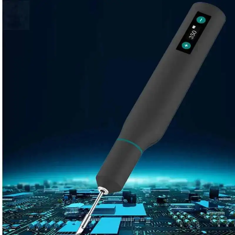 Rápida TS1 Ferro De Solda Portátil Inteligente, Precisão Soldagem Ponta, Display LCD, Temperatura Estável, Ferramentas de Reparo, Integrado