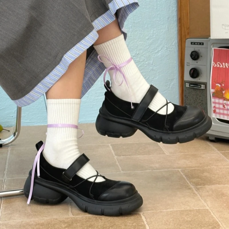 

Shallow Sport Women Mary Jane Shoes Ladies Concise Outdoor Pumps 2026 New Spring Autumn Women's Thick Bottom Shoes