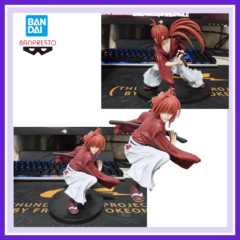 

Оригинальный новый Bandai Banpresto Rurouni Kenshin вибрационные звезды Himura Kenshin аниме фигурки модель украшение подарок