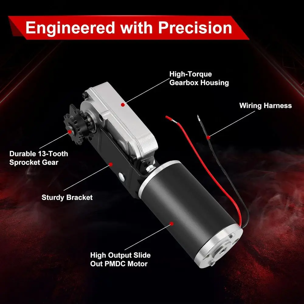 225008 RV انزلاق خارج المحرك والعتاد الإسكان متوافق مع BAL Accu-Slide كابل الشريحة خارج نظام 13 ضرس الأسنان لمقطورة RV #2
