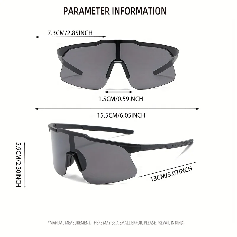 Semi-Rimless Fashion Glasses — product information 2