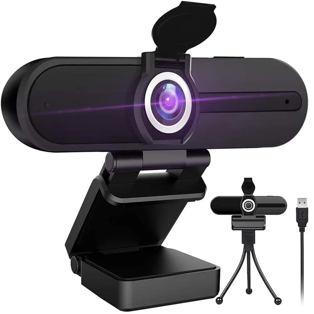 

Free Shipping4K Webcam with Microphone & Privacy Cover - 8MP Ultra HD USB Camera for Computer/Laptop/Switch 2, Pro Streaming Vid