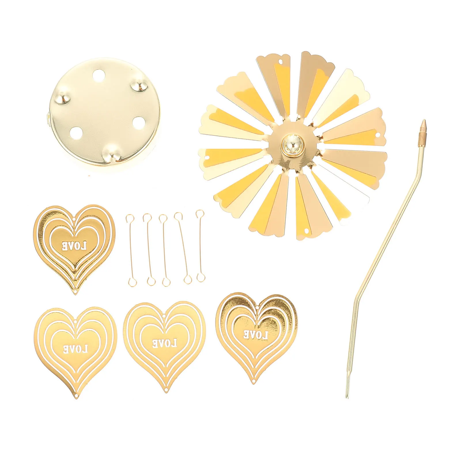 

Creative Rotating Holder Iron Christmas Day Party Decorative Candlestick for Home Office Bar Hotel Use Golden Revolving