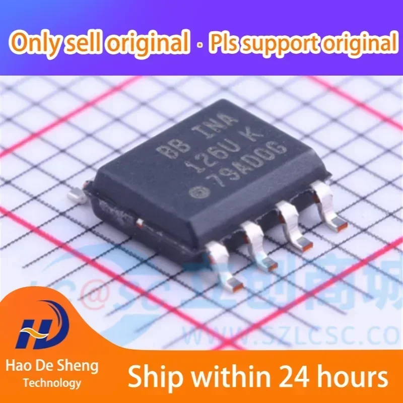 

10PCS/LOT INA126UA/2K5 INA126U SOP-8 New Original In Stock