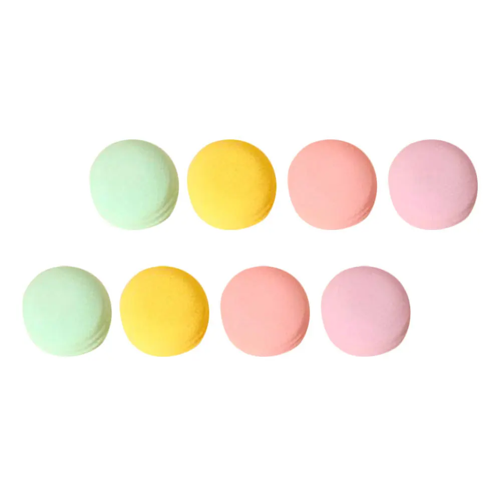 8 pçs maquiagem puff dupla face seco molhado cosméticos aplicador feminino beleza fornecimento pó puff para fundação creme blush iluminador