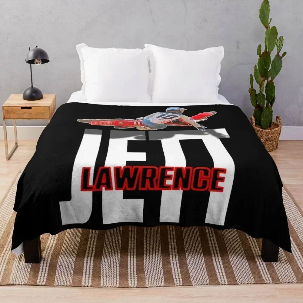 

JETT LAWRENCE MERCH, JETTSON, MOTORCROSS Classic Throw Blanket Furrys Moving Baby Plaid Blankets