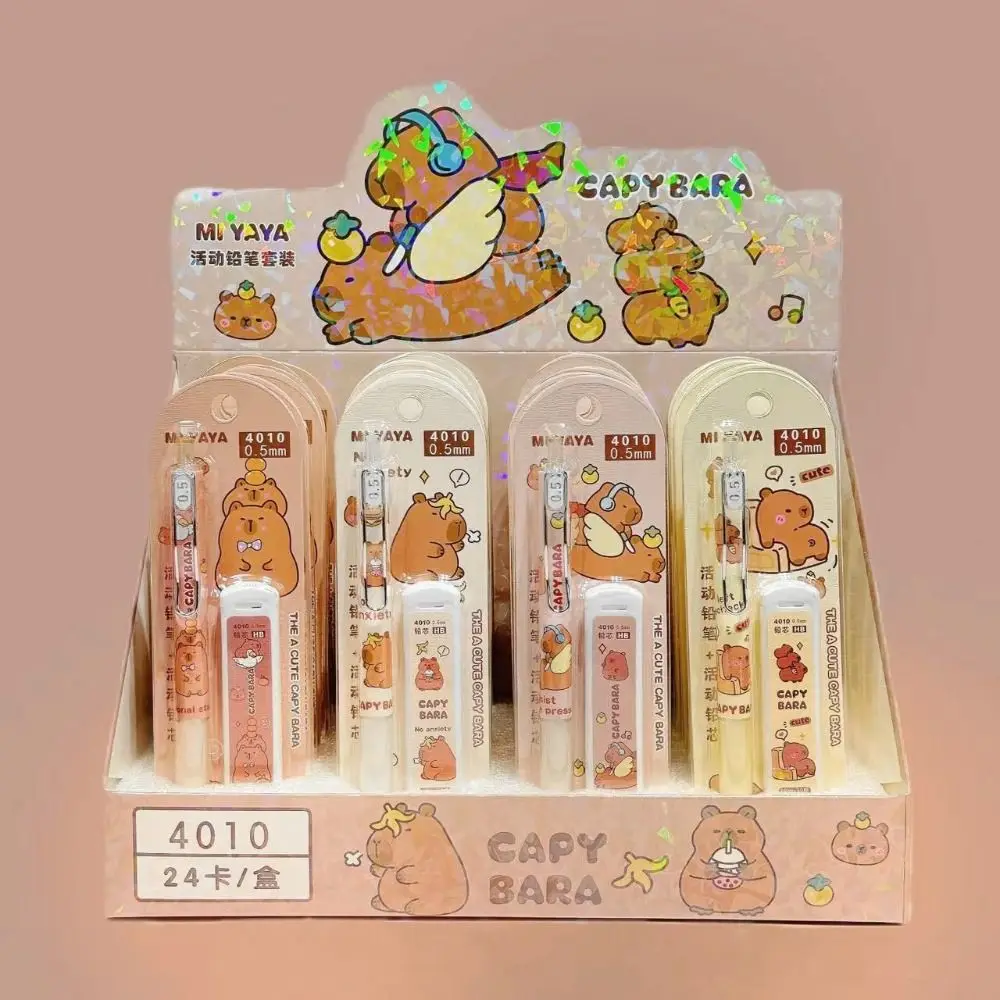 School Supplies Capybara Mechanical Pencil Cartoon Drawing Automatic Pencil Animal Kawaii Propelling Pencil Office Supplies