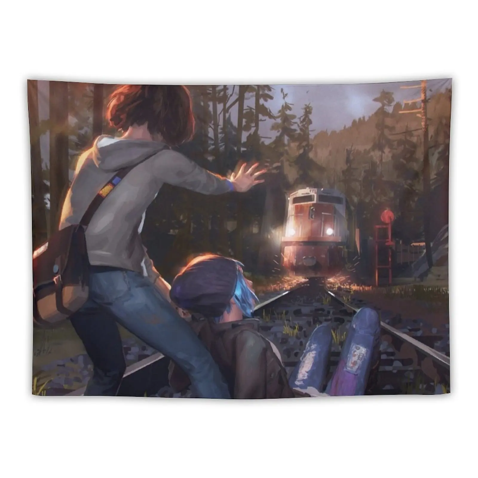 New Out of Time Large - Life is Strange Tapestry Aesthetic Room Decor Room Decorator Decorative Wall Murals