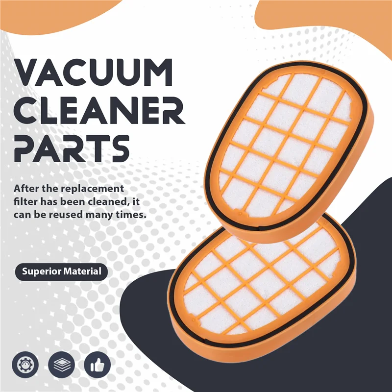 4 عبوات FC5005/01 مجموعة مرشحات بديلة للمكنسة الكهربائية اللاسلكية Speedpro Max FC6802، FC6812