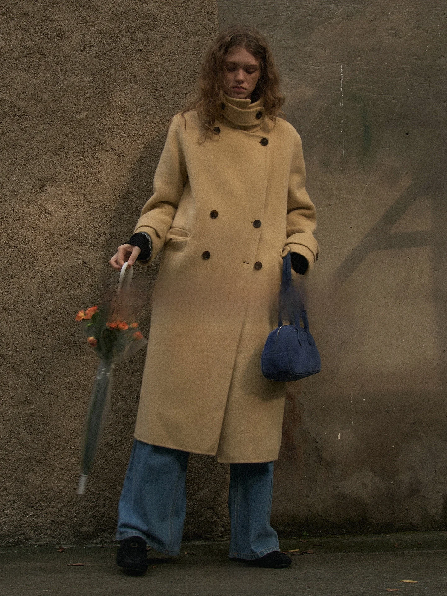 

Высококачественное двустороннее шерстяное пальто-трансформер для женщин: умная модная зимняя куртка