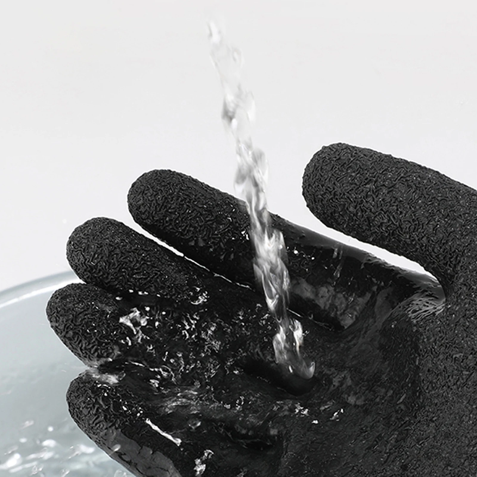 

1Pcs Anti-Slip Fishing Gloves Skidproof Polyester Fiber Catch Fish Glove for Indoor Outdoor Use Lightweight Breathable Design