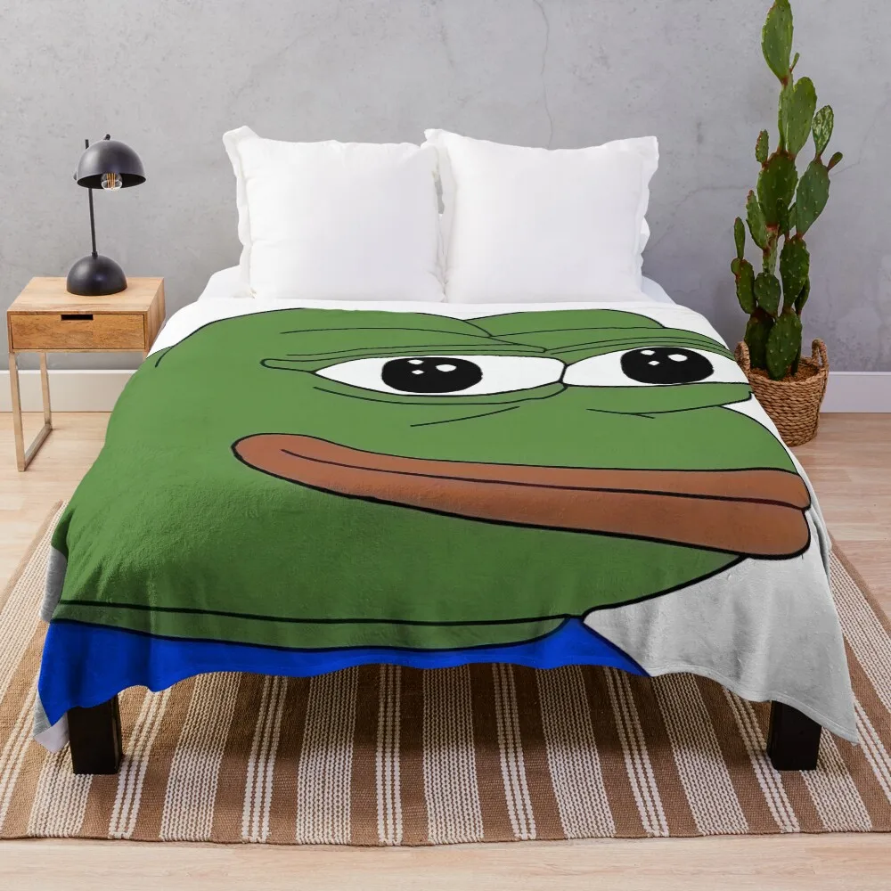 

Happy Pepe Throw Blanket Men's Soft Warm Throw Blanket for Couch