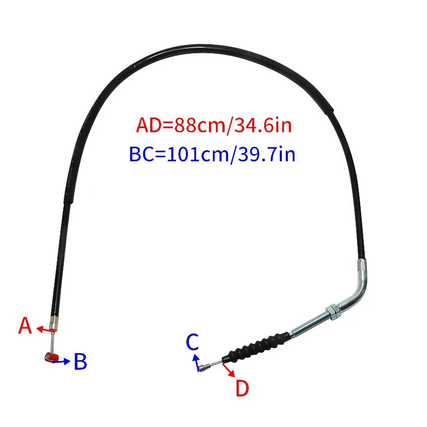 Motorrad Kupplung Kabel Stahl Draht Linie Für Honda NX650 Dominator SLR650 XR650 XR650R OEM: 22870-MY2-700 22870-MBN-670 Teile – Detail 1