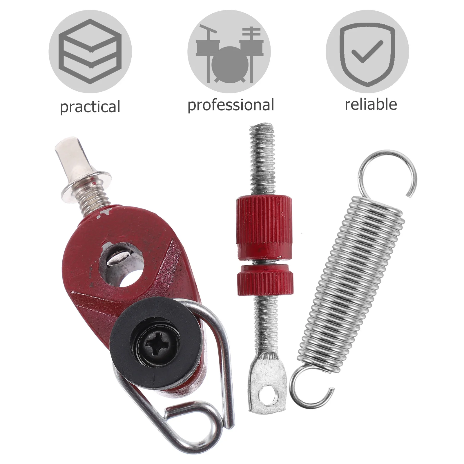 

Durable Metal Foot Pedal Spring Cam Tensioner for Jazz Drums Professional Replacement Drum Foot Pedal Parts Drum Accessories