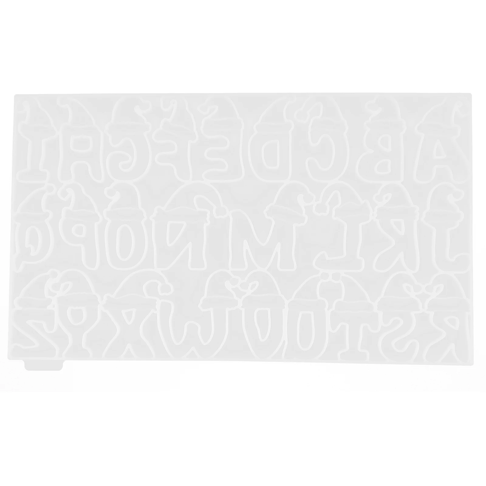 

Epoxy Mold Keychain Making Kit Alphabet Xmas Letter Letters for Diy Accessories