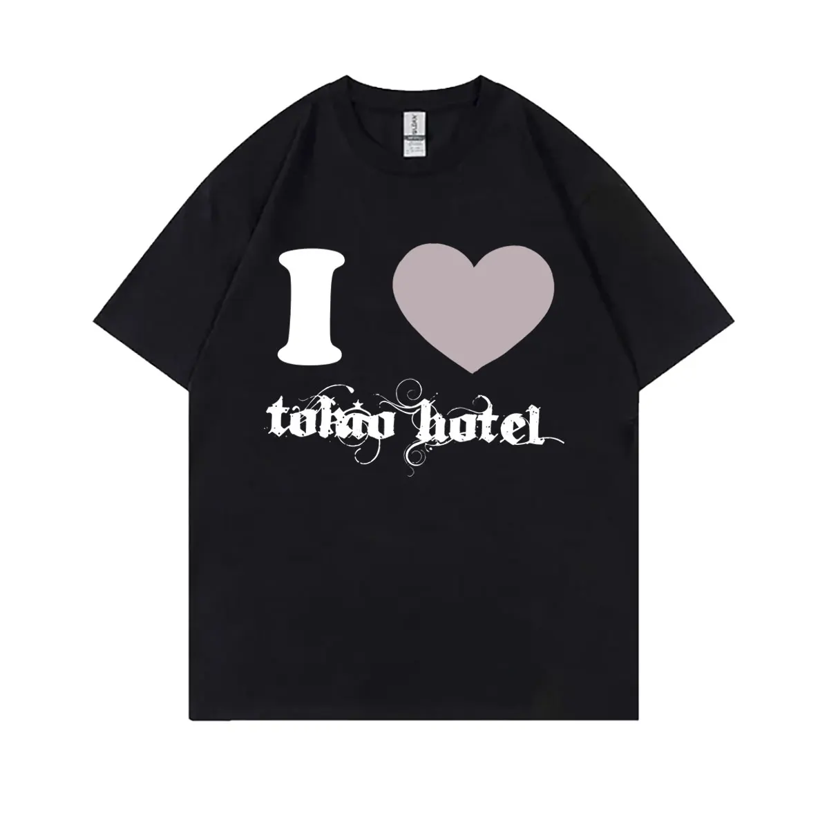 

I Love Tokio Hotel Graphic T Shirt Men Women Summer Hip Hop Punk Gothic T-shirt Men's Rock Vintage Oversized Short Sleeve Tees