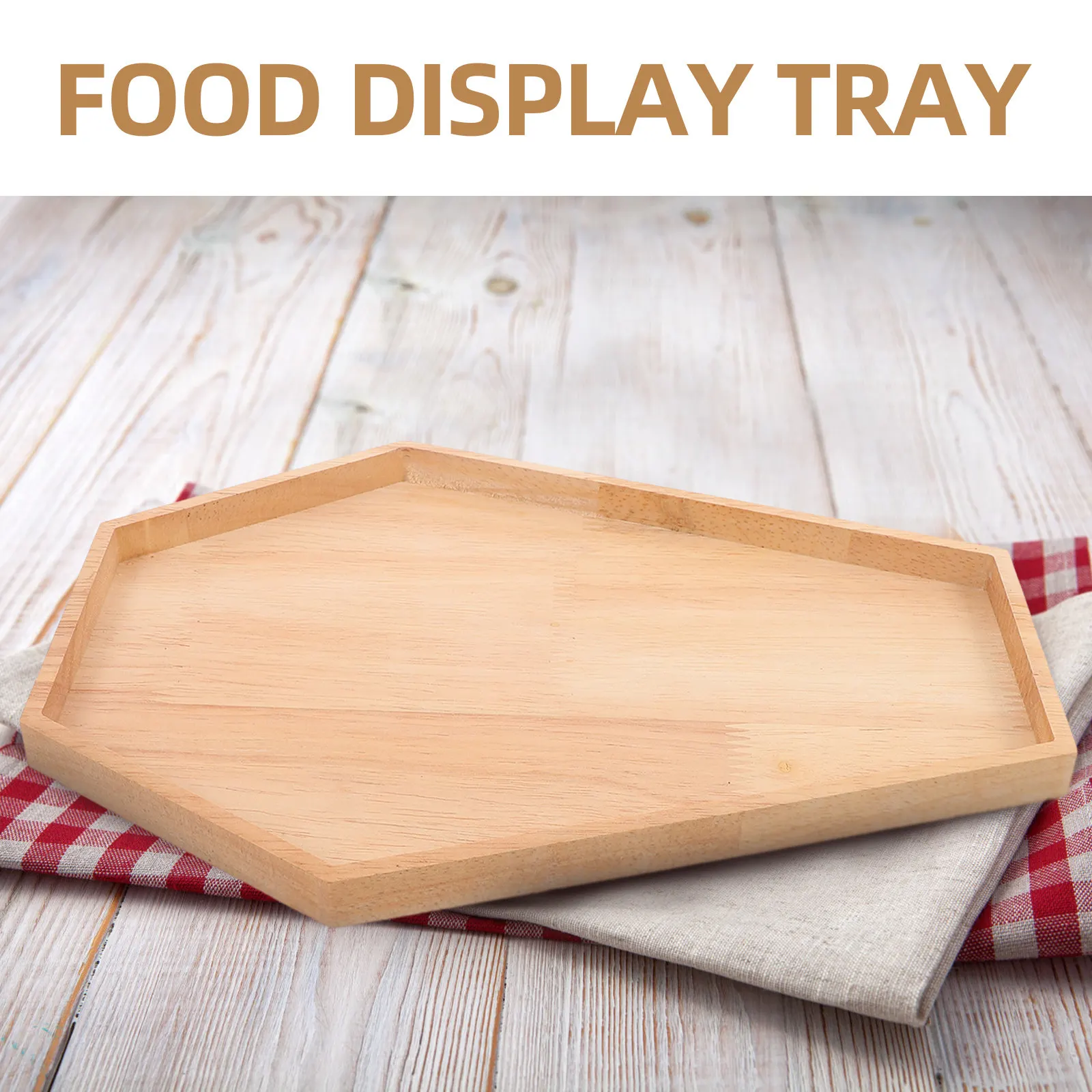Natural Wood Coffin Tray Halloween Serving Dish for Desserts Fruits Appetizers Snacks Stylish Spooky Table Centerpiece Fruit