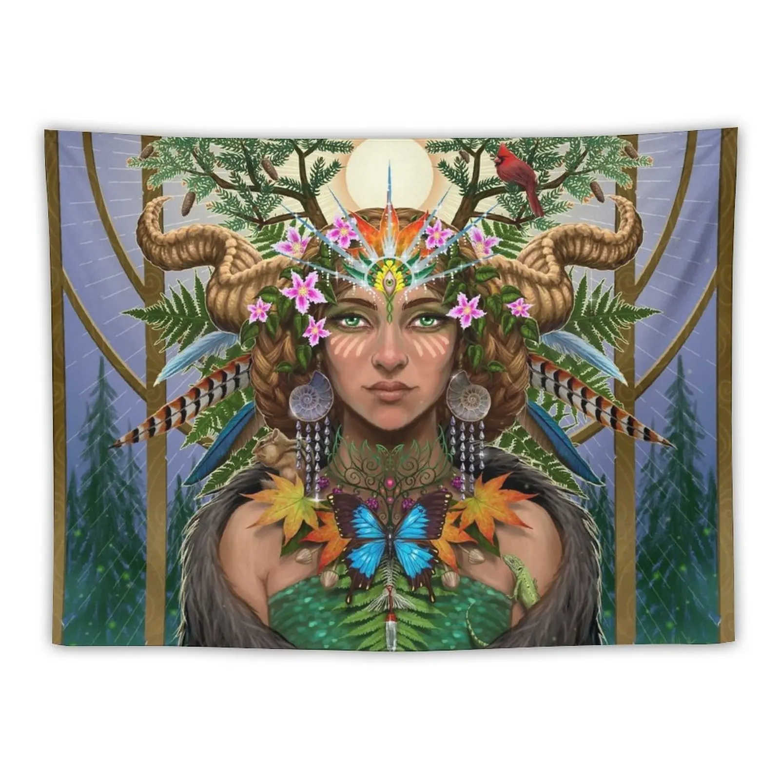 

Divine Gaia Tapestry Room Decorating Aesthetic Living Room Decoration Wall Decor Hanging Nordic Home Decor Tapestry