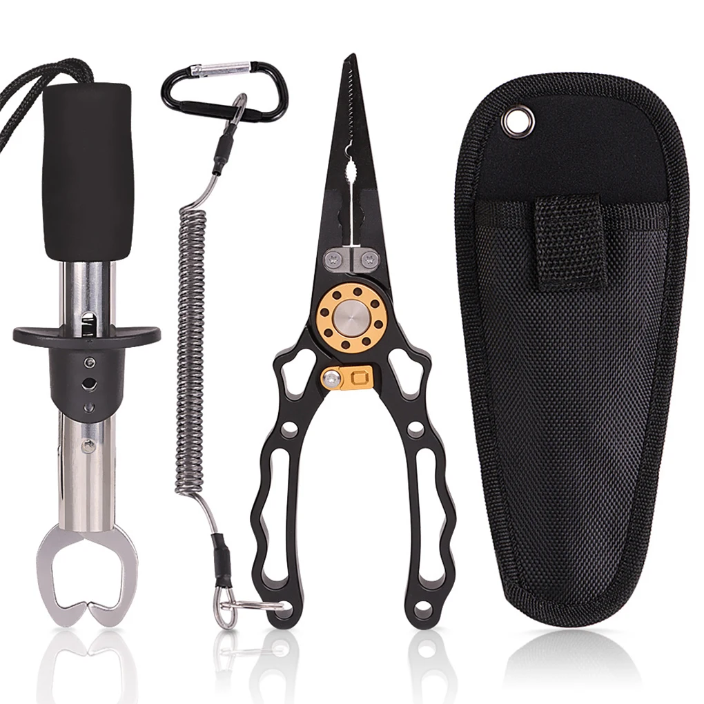 Aluminum Alloy Upgraded Fishing Pliers With Hook Remover And Split Ring Function Ultimate Tool