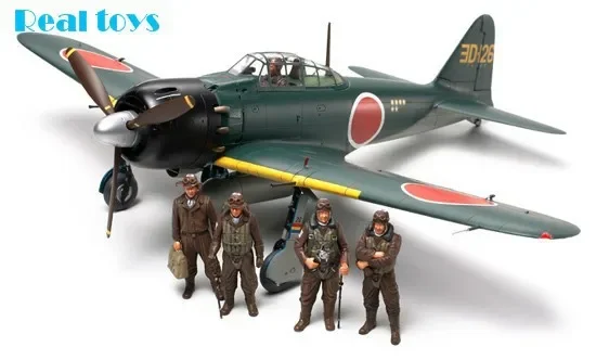 TAMIYA-modelos militares a escala 1/48, #61103, A6M5/5a, ZERO FIGHTER (ZEKE)