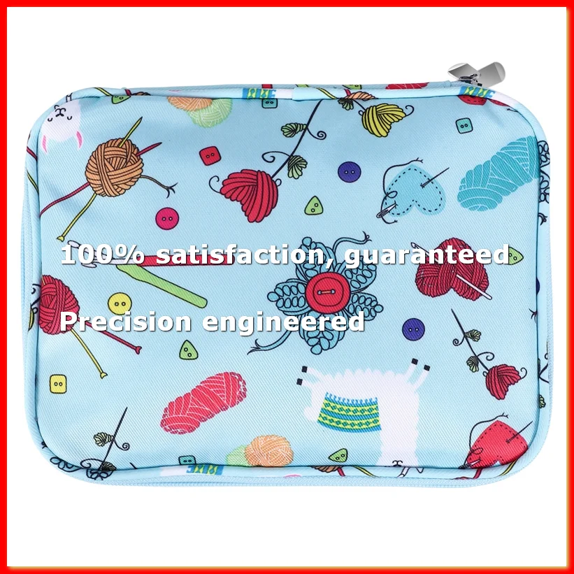 

Empty Knitting Needles Case Travel Storage Organizer Storage Bag for Circular Knitting Needles and Accessories Kit Bag-A68X