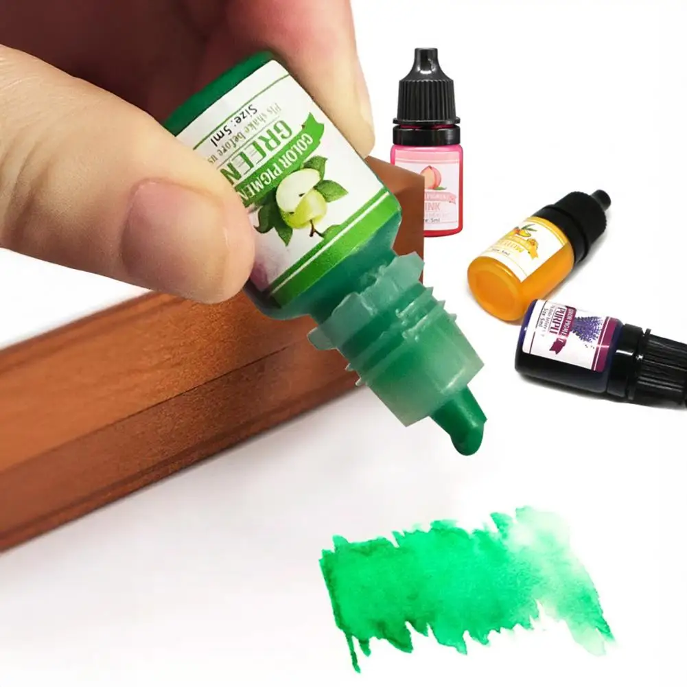 Epoxy Resin Dye 5ml Dye Liquid Pigment Resin Colorant for DIY Jewelry Making Crafts AB Resin Coloring
